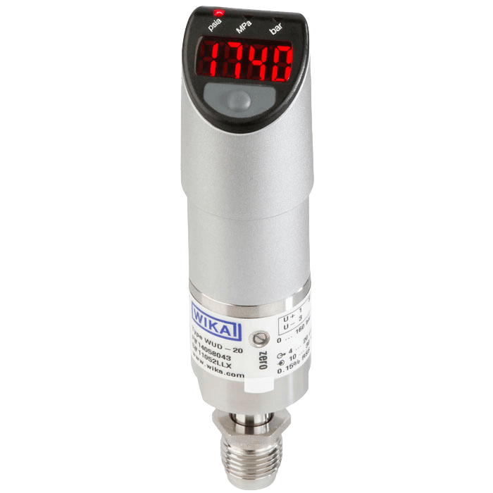 WIKA Ultra High Purity Transducer with Integrated Display, Model WUD-20, WUD-25 and WUD-26
